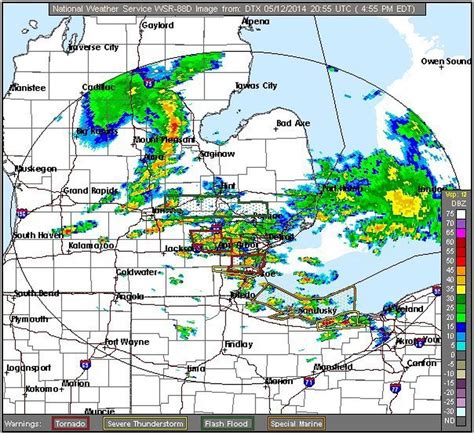 The National Weather Service issued the warnings around 1130 p. . Tornado warning detroit